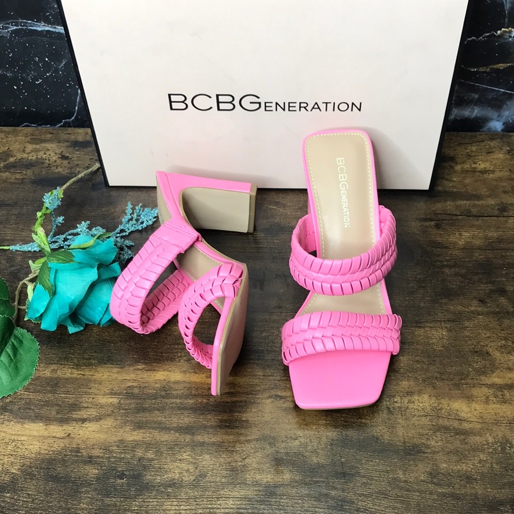BCBGeneration Womens Fenda Sa Bubblegum Pink 7M